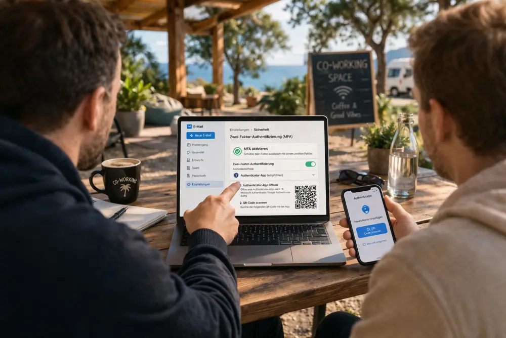 IT-Sicherheitsberatung: MFA gemeinsam einrichten